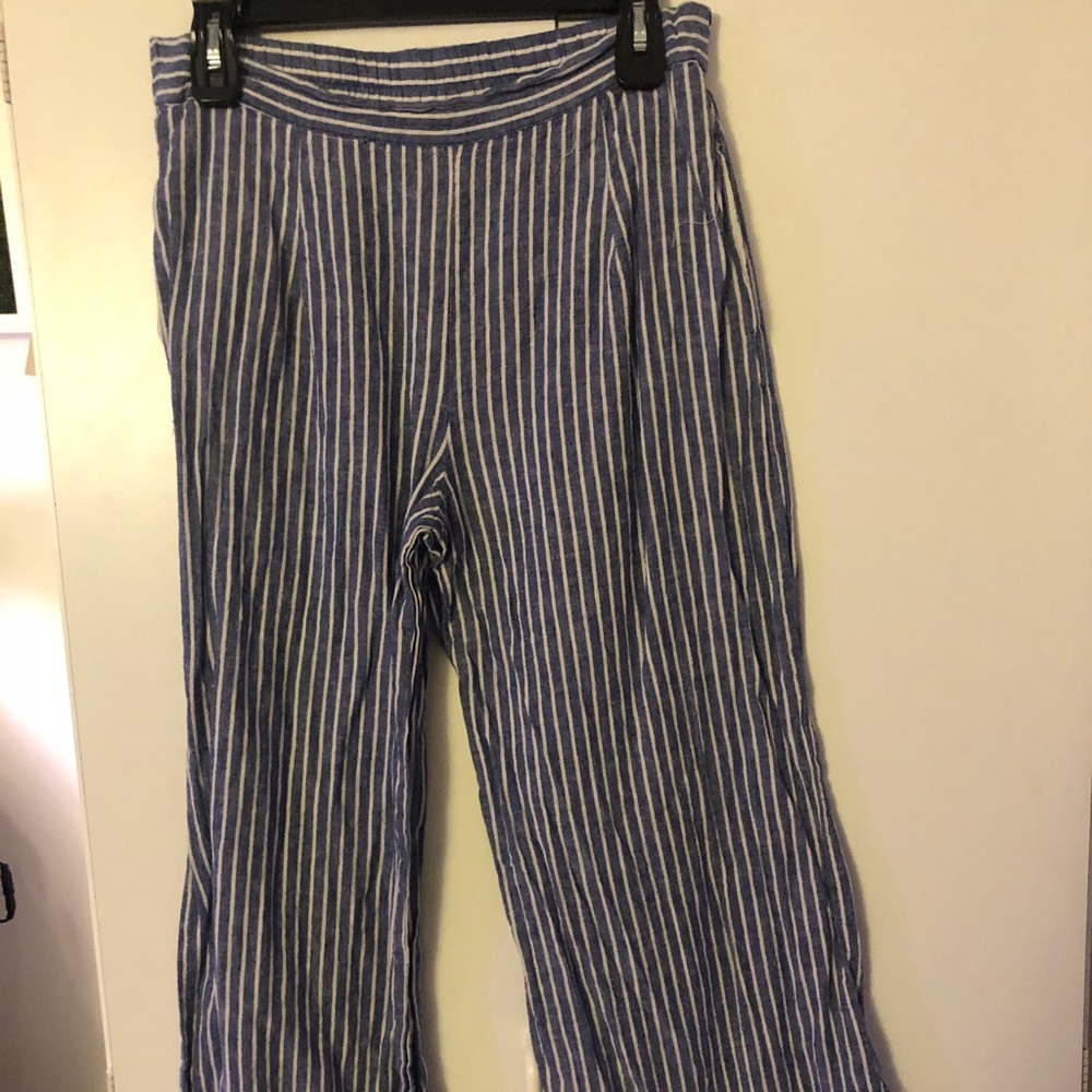 Linen Capri Pants